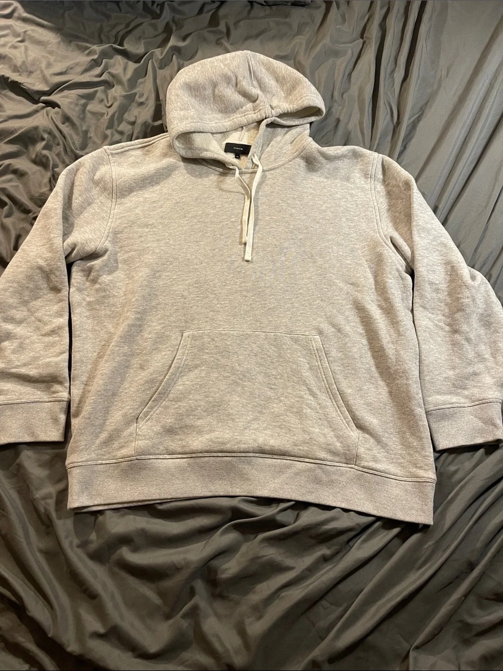 Vince Men's Crewneck Hoodie - Light Gray
